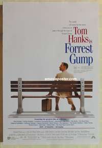 d129 FORREST GUMP Aust one-sheet movie poster '94 Tom Hanks, Zemeckis