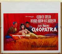 d002 CLEOPATRA Belgian 21x25 movie poster '64 Elizabeth Taylor