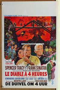 d008 DEVIL AT 4 O'CLOCK Belgian movie poster '61 Tracy, Sinatra