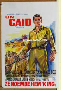 d015 KING RAT Belgian movie poster '65 George Segal, World War II