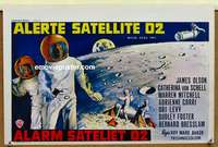 d018 MOON ZERO TWO Belgian movie poster '69 James Olson, von Schell