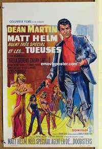d027 SILENCERS Belgian movie poster '66 Dean Martin, Stella Stevens