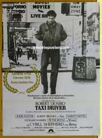 d146 TAXI DRIVER Danish movie poster '76 Robert De Niro, Scorsese