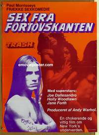 d148 TRASH Danish movie poster '70 Andy Warhol classic!