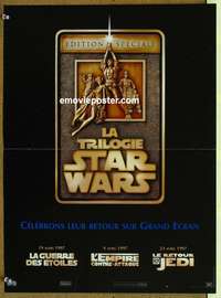 d068 STAR WARS TRILOGY French 16x22 movie poster '97 George Lucas