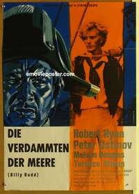 d448 BILLY BUDD German movie poster '62 Terence Stamp, Robert Ryan