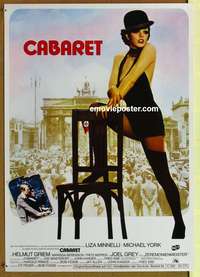 d459 CABARET German movie poster '72 Liza Minnelli, Bob Fosse