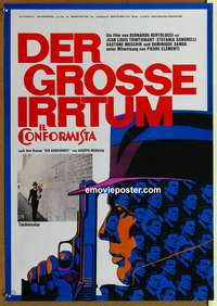 d467 CONFORMIST German movie poster '71 Bernardo Bertolucci