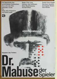 d469 DR MABUSE KING OF CRIME German movie poster R66 Fritz Lang