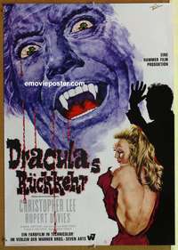 d470 DRACULA HAS RISEN FROM THE GRAVE German movie poster '69 Hammer