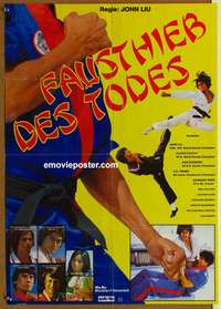 d474 FAUSTHIEB DES TODES German movie poster '70s John Liu