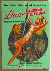 d503 LIANE JUNGLE GODDESS German movie poster R74 super sexy blonde!