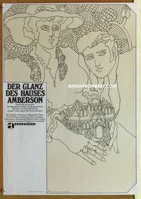 d507 MAGNIFICENT AMBERSONS German '66 directed by Orson Welles, Booth Tarkington story!