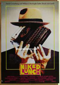 d516 NAKED LUNCH German movie poster '91 David Cronenberg, Weller