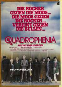d528 QUADROPHENIA German movie poster '79 The Who, rock 'n' roll!