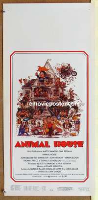 d218 ANIMAL HOUSE Italian locandina movie poster '78 Belushi, Landis