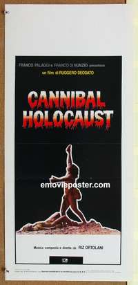 d222 CANNIBAL HOLOCAUST Italian locandina movie poster '80 Deodato
