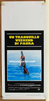 d228 DELIVERANCE Italian locandina movie poster R80s Voight, Reynolds