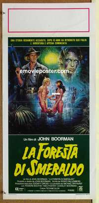 d231 EMERALD FOREST Italian locandina movie poster '85 John Boorman