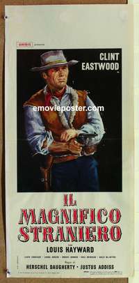 d242 MAGNIFICENT STRANGER Italian locandina movie poster '67 Eastwood