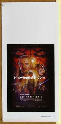 d251 PHANTOM MENACE Italian locandina movie poster '99 Star Wars!