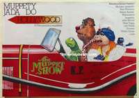 d303 MUPPET MOVIE Polish movie poster '79 Henson, Kermit & Miss Piggy