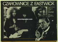 d329 WITCHES OF EASTWICK Polish movie poster '89 Nicholson, Cher