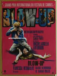 d036 BLOWUP French 23x30 movie poster '66 Michelangelo Antonioni, sexy!