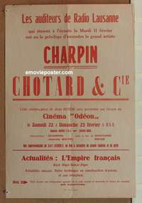 d040 CHOTARD & CO French 20x29 movie poster '32 early Jean Renoir!