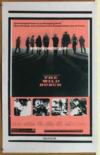 d089 WILD BUNCH Trinidadian movie poster '69 Sam Peckinpah classic!