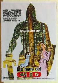 d162 SWORD OF EL CID Spanish movie poster '63 Pellicena, Deberg