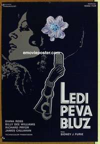 d569 LADY SINGS THE BLUES Yugoslavian movie poster '72 Diana Ross