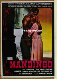 d574 MANDINGO Yugoslavian movie poster '75 Ken Norton, Brenda Sykes