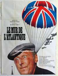 g030 ATLANTIC WALL French one-panel movie poster '70 Bourvil, Marcel Camus