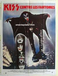 g031 ATTACK OF THE PHANTOMS French one-panel movie poster '78 KISS!
