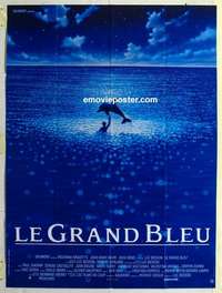 g036 BIG BLUE French one-panel movie poster '88 Luc Besson, Rosanna Arquette