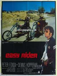 g062 EASY RIDER French one-panel movie poster R72 Peter Fonda, Dennis Hopper