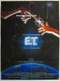 g065 ET French one-panel movie poster '82 Steven Spielberg, Drew Barrymore
