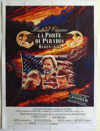 g085 HEAVEN'S GATE French one-panel movie poster '81 Kris Kristofferson, Walken