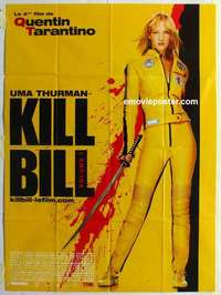 g098 KILL BILL VOL 1 French one-panel movie poster '03 Quentin Tarantino