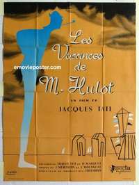 g120 MR HULOT'S HOLIDAY French 1p R50s Jacques Tati, Les vacances de Monsieur Hulot, art by Etaix