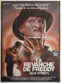 g126 NIGHTMARE ON ELM STREET 2 French one-panel movie poster '85 Englund