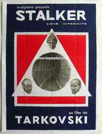 g166 STALKER French one-panel movie poster '79 Russian science fiction!