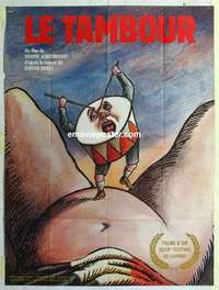 g174 TIN DRUM French one-panel movie poster '80 Volker Schlondorff, Topo art!