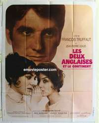 g180 TWO ENGLISH GIRLS French one-panel movie poster '71 Francois Truffaut