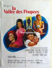 g181 VALLEY OF THE DOLLS French one-panel movie poster '67 sexy Sharon Tate!