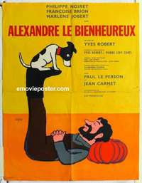 g016 ALEXANDER French 23x30 movie poster '67 Philippe Noiret