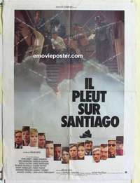 g021 IT IS RAINING ON SANTIAGO French 23x31 movie poster '76 Poirier