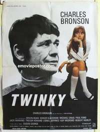 g022 TWINKY French 22x30 movie poster '69 Charles Bronson, George