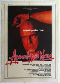 g197 APOCALYPSE NOW Italian one-panel movie poster '79 Marlon Brando, Coppola
